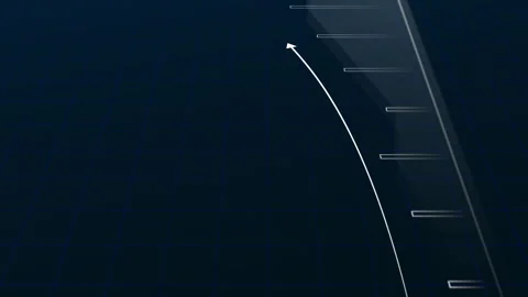 Single Line Graph Showing a Sharp Upward Trend. Stock Footage 318942591