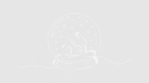 A single line starts by drawing a small cozy house continues to form a circu Video stock 319941277