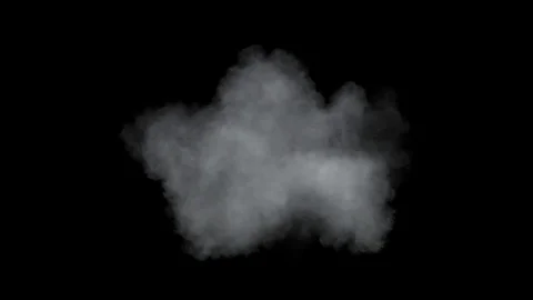 Single low density cloud developing. Stock Footage 83701509