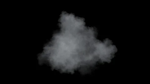 Single low density cloud developing. Stock Footage 83752381