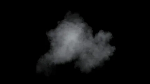 Single low density cloud developing. Stock Footage 83788032