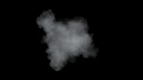 Single low density cloud developing. Stock Footage 83788102