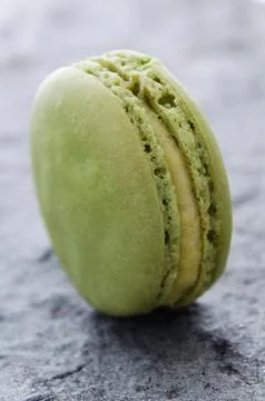 Single macaroon biscuit Stock Photos