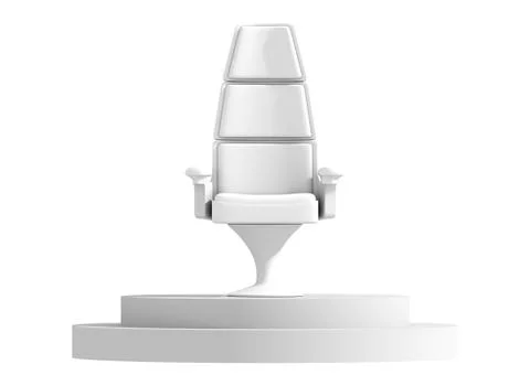 Single modern chair. Stock Illustration