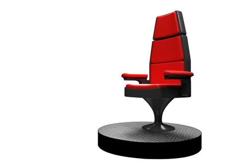 Single modern chair. Stock Illustration