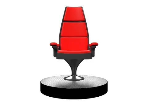 Single modern chair. Stock Illustration