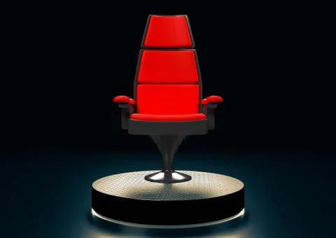 Single modern chair. Stock Illustration