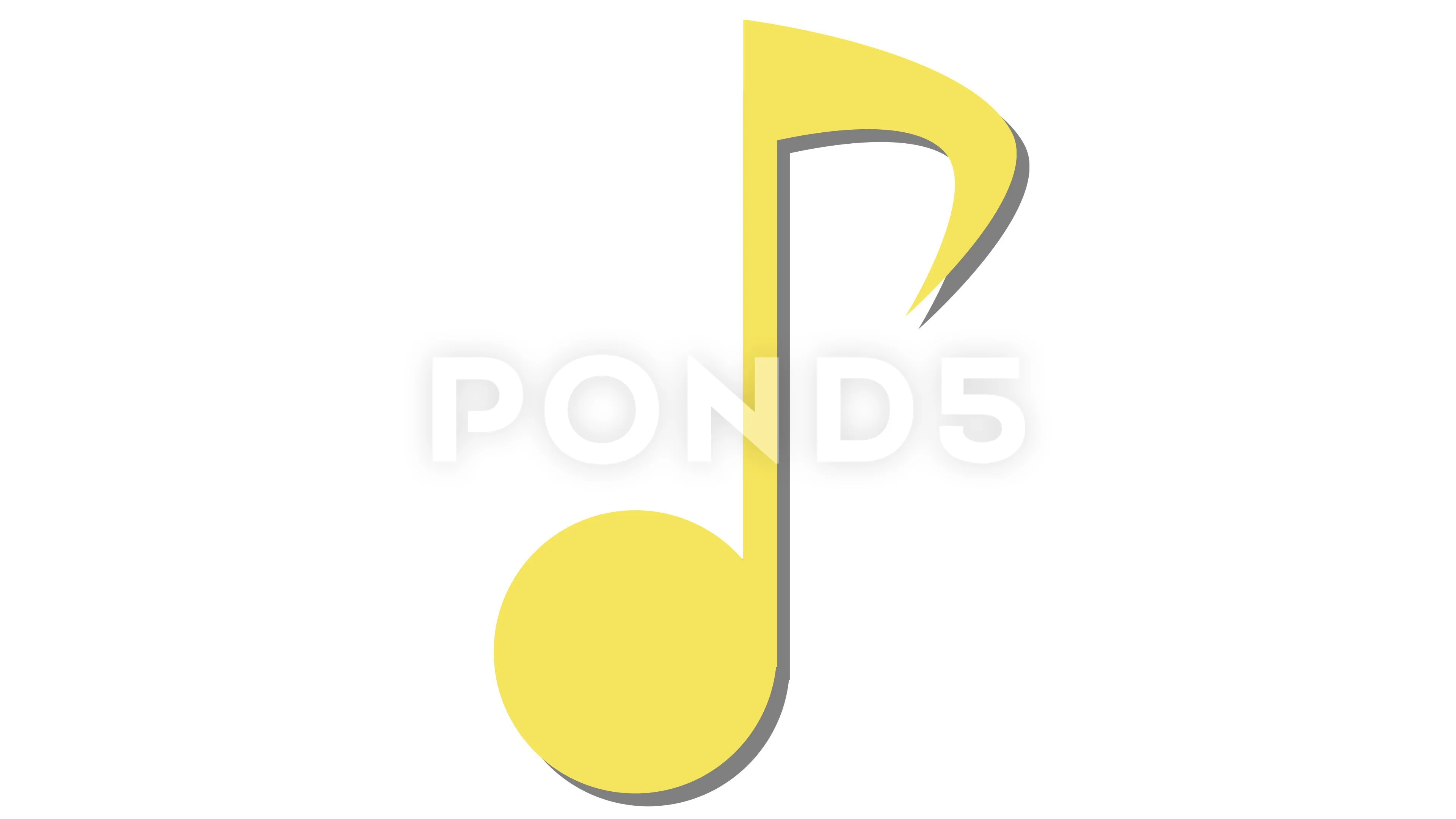 individual musical notes symbols