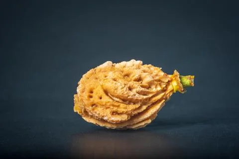 Single nectarine fruit stone seed closeup Photos