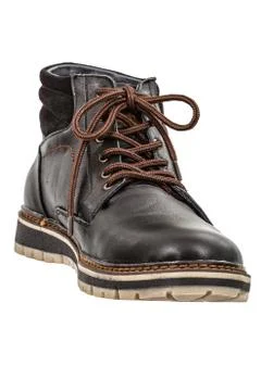 A single new of boot, isolated on white background Stock Photos