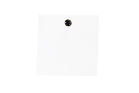 Single note pad rectangular shape Stock Photos