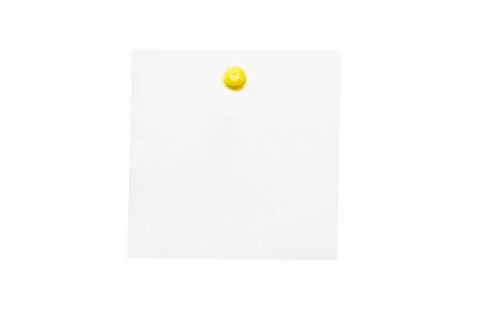 Single note pad rectangular shape Stock Photos