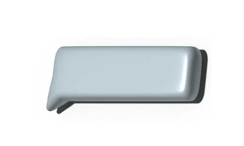 A single object is a bubble speech. 3d illustration. Stock Illustration