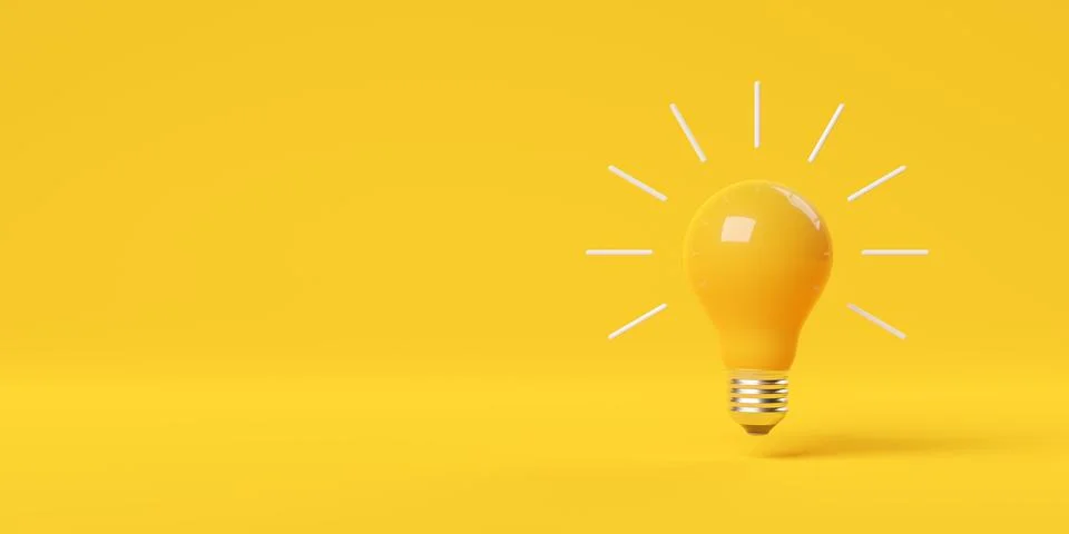 Single orange light bulb over orange background with white rays, energy, idea イラスト素材