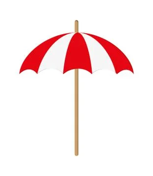 Single parasol icon 스톡 일러스트