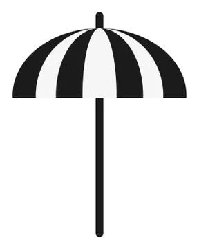 Single parasol icon Stock Illustration