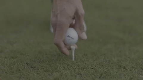 Single person playing a round of golf Stock Footage 147514602