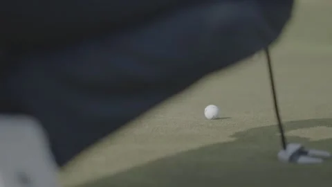Single person playing a round of golf Stock Footage 147514643