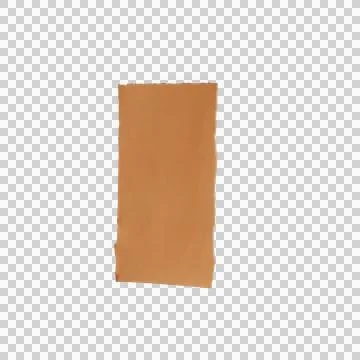 A single piece of brown paper rectangle 写真素材