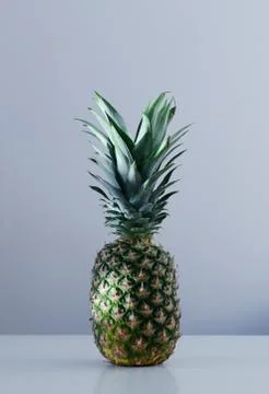 Single pineapple Stock Photos