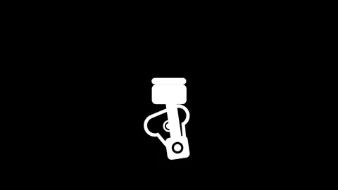 Single piston Stock Footage 335609234