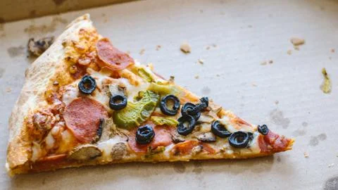 Single Pizza Slice Stock Photos