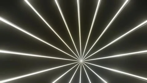 Single point to infinity glowing lines moving in circle tunnel effect looping Stock Footage 136343253