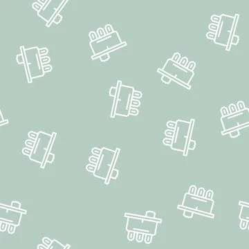 Single pole double throw electrical switch line vector seamless pattern イラスト素材