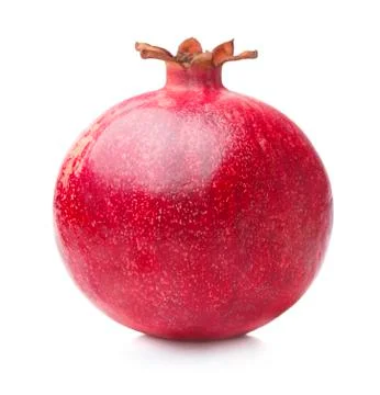 Single pomegranate Foto stock