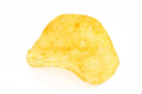 Single potato chip Stock Photos
