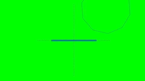 A single purple line forming an abstract geometric arc on a green background Stock Footage 340264969