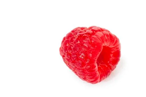 Single raspberry Stock Photos