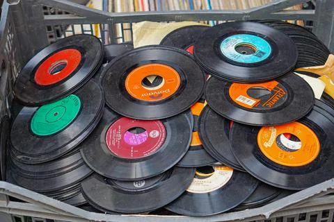 Single records Stock Photos