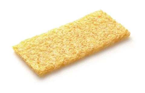 Single rectangular corn crispbread Single rectangular corn crispbread isol... Stock Photos