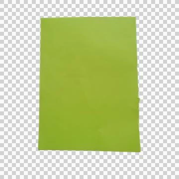A single rectangular piece of bright lime green paper Stock Photos