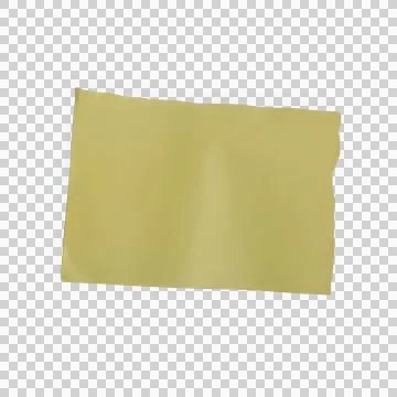 A single rectangular piece of light green craft paper isolated on a transpa.. Stock-Fotos