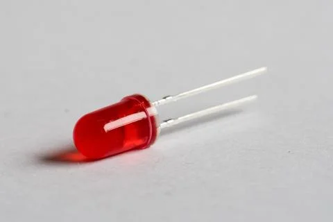 Single red LED Stock Photos