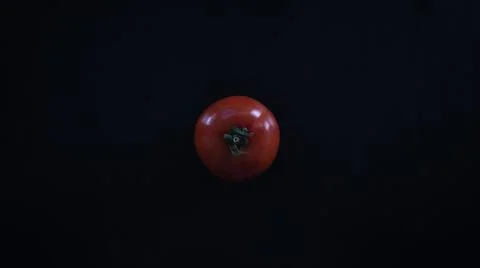 Single red tomato Stock-Fotos