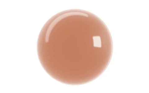 Single reflected 3d rendering of a sphere inside a studio Stock Illustration