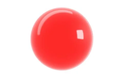 Single reflected 3d rendering of a sphere inside a studio Stock Illustration