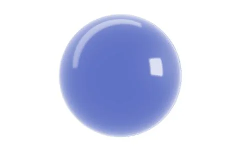Single reflected 3d rendering of a sphere inside a studio Stock Illustration