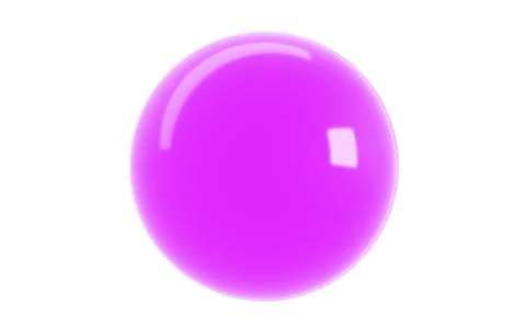 Single reflected 3d rendering of a sphere inside a studio Stock Illustration