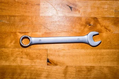 Single ring spanner screwdriver Stock Photos