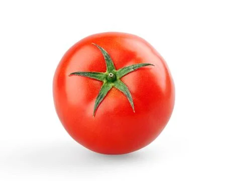 Single ripe tomato Stock Photos