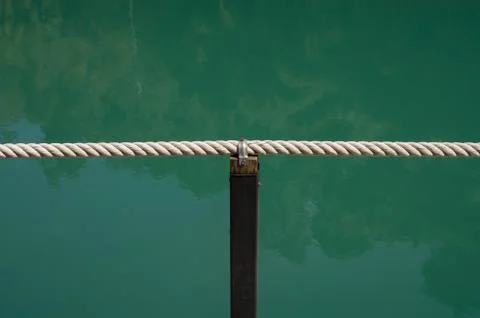 Single rope with connection Foto stock
