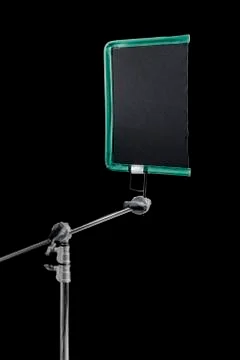 Single Scrim on a c-stand Stockfoto's