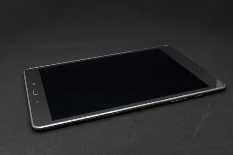 Single shutdown tablet Foto stock
