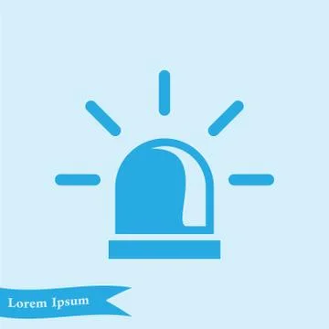 Single sign symbol. Illustrazione stock