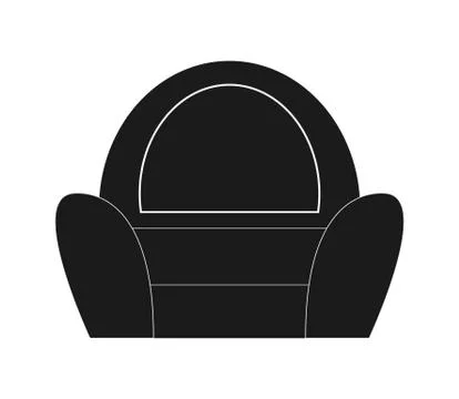 Single sofa chair icon Stock Illustration