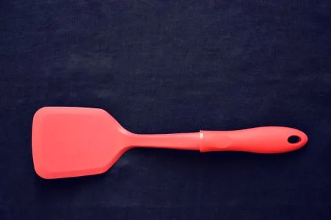 Single spatula kitchen utensils Foto stock